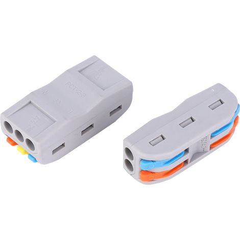 PCT-2-2/PCT-2-3 Gemischte Schnellanschlussblöcke für Kabel von 11 bis 28 AWG (1/5)