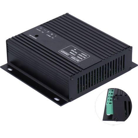 Chargeur de Batterie Automatique CH2806, Chargeur Flottant 12V/24V pour Voiture et Camion (1/5)
