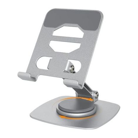 Base Stable Support Telephone Voiture, Réglable en Hauteur Support Tablette, Rotation Libre à 360° Support Telephone Bureau,Universel pour Tous Les Téléphones et Tablettes Phone Holder (1/5)