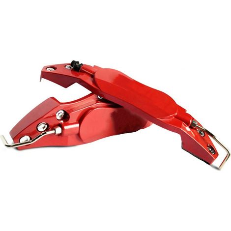 (Exklusiv für Südostasien) Universelle Bremssattelabdeckung für Autos, Dekoration und Modifizierung, Radkappe, 3D-Bremssattelabdeckung, rot, mittlere Größe (1/2)
