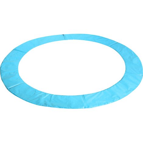 Aga Trampolin Randabdeckung mit innerem Netz 305 cm 10 ft Hellblau, Randschutz, Trampolinzubehör, Federabdeckung für Trampolin