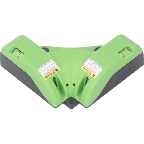 Niveau à angle droit LV-02eb bleu émeraude, laser de sol haute précision, règle multifonction pour carrelage et pose de revêtement, niveau lumineux Osram sans pile, outil de nivellement professionnel (1/5)