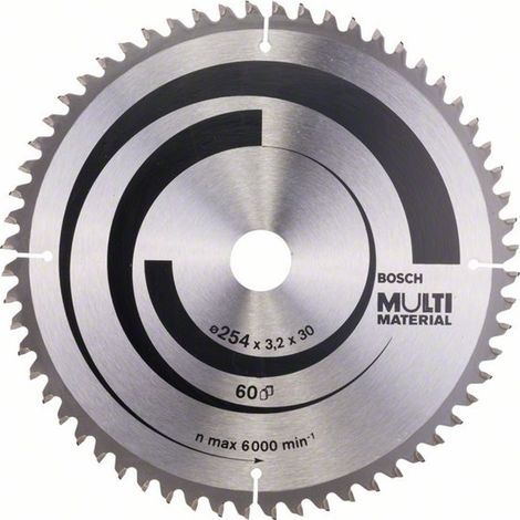 Bosch PRO Multi Material Kreissägeblatt, 254 x 3,2 x 30 mm, T60 (1/10)