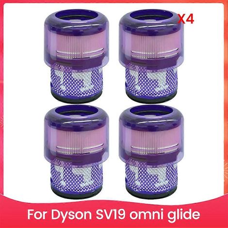 Lot de 4 filtres de rechange pour aspirateurs Omni Glide SV19 - Accessoires et pièces détachées (1/5)