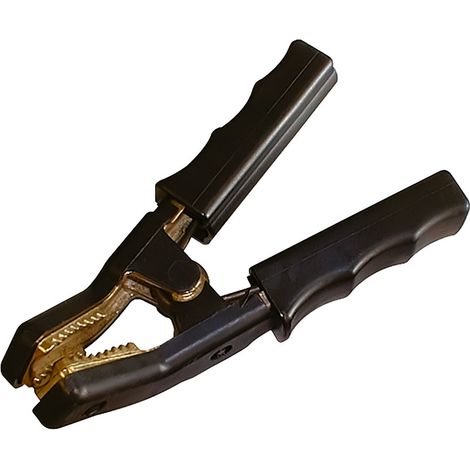 Pince pour cable de démarrage 500A Bronze (-) isolée noir
