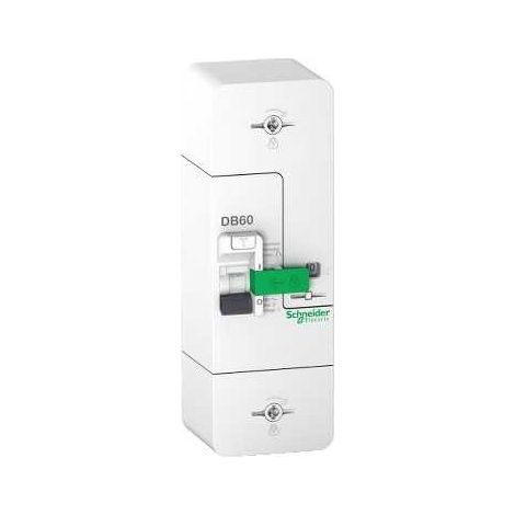 Schneider R9FT645 Connection circuit breaker Resi9 DB60 1P+N 500mA 15/30/45A instantaneous differential