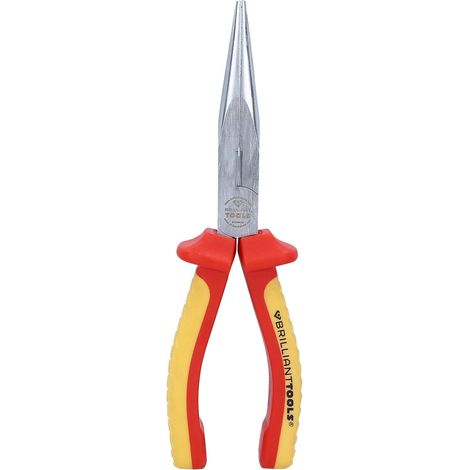Pince à bec demi-rond VDE, 208 mm (1/5)