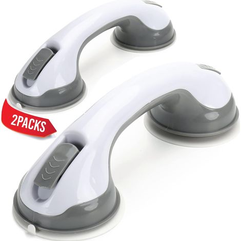 2 poignées de douche, barres d'appui pour baignoires et douches, poignées de douche pour seniors, support mural pour seniors, barres d'appui de douche pour seniors, barres d'appui de douche-AquaForge (1/5)