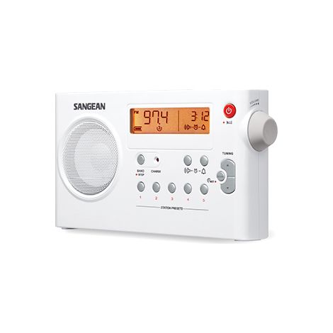 PR-D7/WH Radio Portátil SANGEAN PR-D7 Color Blanco, Digital, AM/FM (1/2)