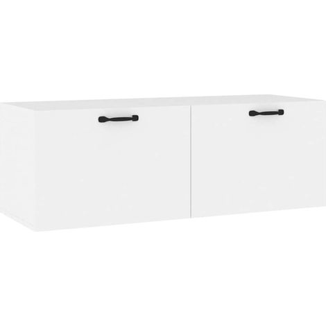 Maison Exclusive - Mobile Pensile Bianco 100x36,5x35 cm Legno Multistrato (1/5)