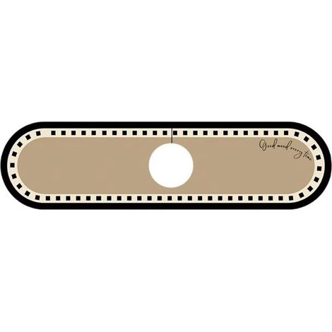 Tapis absorbant à ventouses en boue de diatomées pour robinet, 10 cm, pour évier de salle de bain ou cuisine. (1/5)