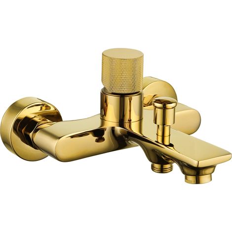 Mexen Royo One Badewannenarmatur, golden - 72231-50 (1/2)