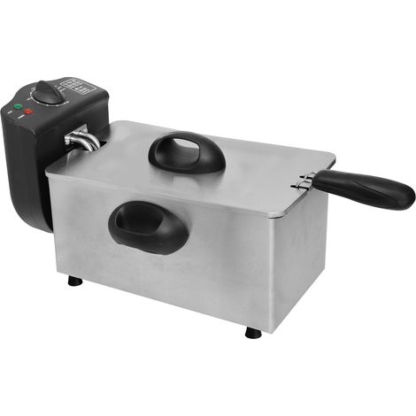 Northix EFT-2000L friggitrice 3 litri argento nero (1/3)