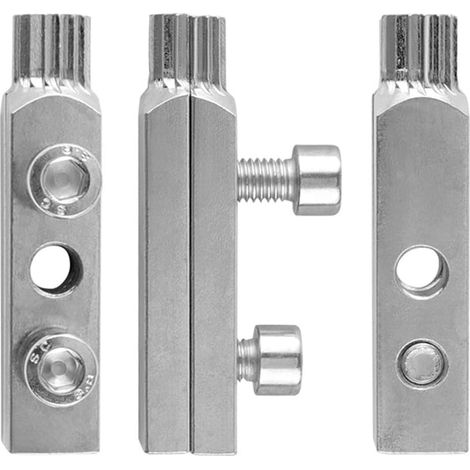 Metall-Wasserhahn-Eckventilausdreher zum Entfernen von gebrochenen Drahtschrauben und Köpfen aus Wasserrohren, entworfen für 20 mm und 25 mm Sanitäranwendungen (Beutel) (1/5)