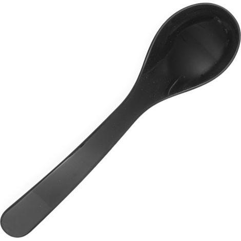 Cuchara de ensalada negra SAN, apta para hasta 80 °C, longitud 235 mm - Hendi 564158 (1/3)
