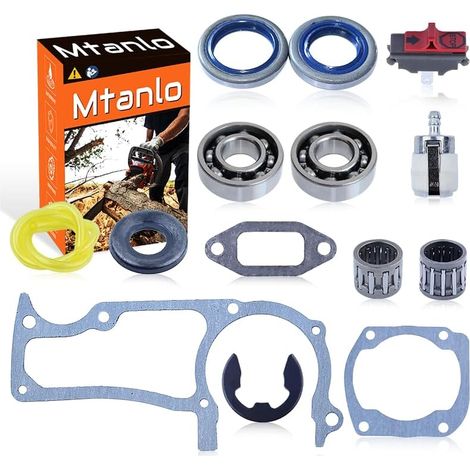 Kit de joints pour tronçonneuses Husqvarna 362 365 371 372 372XP 503 64 72-01 (1/5)