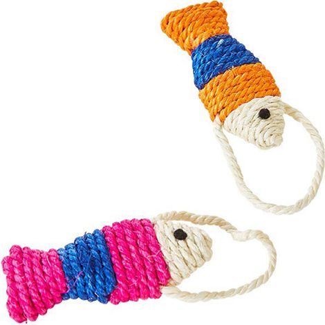 Naroote Katzenkratzmatte, Fischform für Katzen.