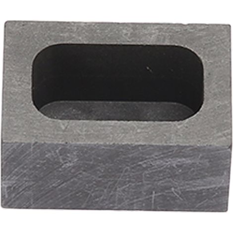 Le moule en graphite pour lingots d'or et d'argent est carré avec un diamètre extérieur de 241612MM et un diamètre intérieur de 18108MM. (1/5)