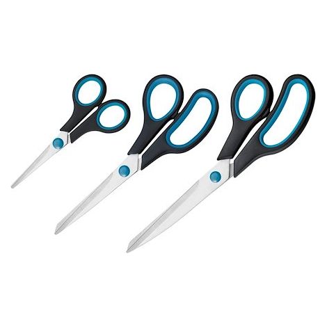 Ciseaux droitiers bouts pointus Easy Grip Westcott - Lot de 3 (1/4)