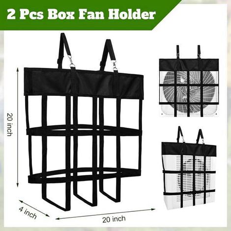 Colors: Black Material: Fabric fan bag, stable fan bag, hanging stable fan bag for horses. (1/5)
