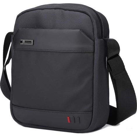 Borsa a tracolla da uomo, pochette vintage, borsa a tracolla in pelle per viaggi, affari, escursionismo e lavoro