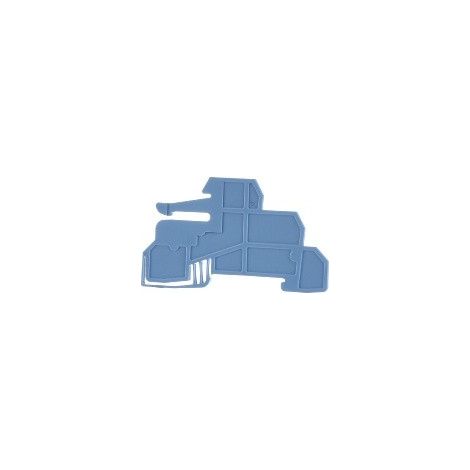 Weidmüller Halteplatte 1,5mm blau WHP WDL2.5/S BL