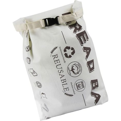 Sac à pain réutilisable en tissu - Pour pain maison, fruits & légumes (Lot de 1)
