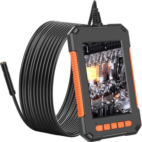 Endoscope Industriel,Caméra d'inspection Endoscope à Endoscope Numérique à Objectif 1080P HD,écran LCD 4,3 Pouces,étanche IP67,Avec 8 Lumières LED (1/5)