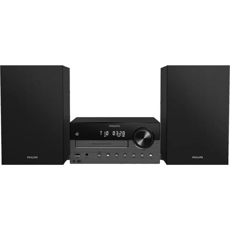 Philips TAM4505M2/12 chaîne audio domestique Microsystème audio maison 80 W Noir, Gris foncé