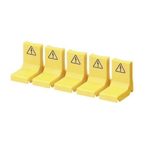Siemens Protección contra contacto accidental amarillo para conexiones libres para peines de barras según UL 508, 5ST36550HG
