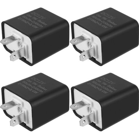 feux clignotants LED, relais clignotant LED pour moto, clignotants pour moto-5X3.5cm-Black