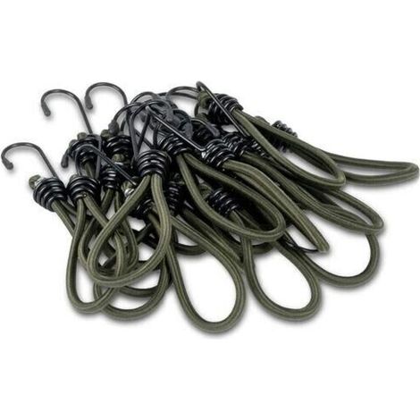 20x Élingue extensible Crochet extensible Caoutchouc de serrage Panneau de commande extensible Signal OLIV