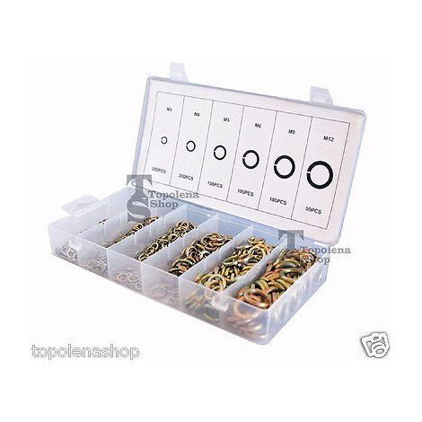 SET RONDELLE ELASTICHE SPACCATE GROVER GROWER MISURE METRICHE ASSORTITE 800 PZ