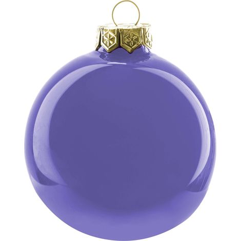 ARPIMEX Box 36 Sfere Natale Vetro D 60 Mm Violetta
