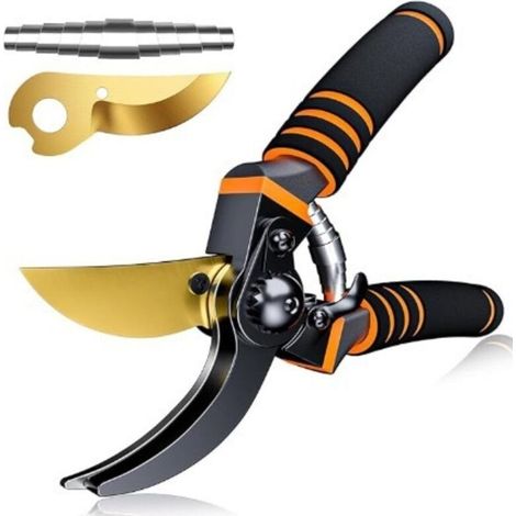 Secateur de Jardin, Secateur, Sécateur Gardena, Livré Avec Lame et Ressort Secateur de Rechange, Ciseaux Jardinage, Sécateur Jardin, Cisaille de Jardin Professionnel