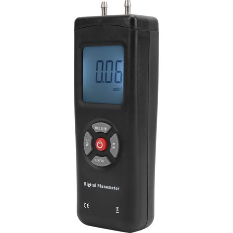 Manomètre numérique TL101, indicateur de pression d'air différentielle (+5 psi) (1/5)