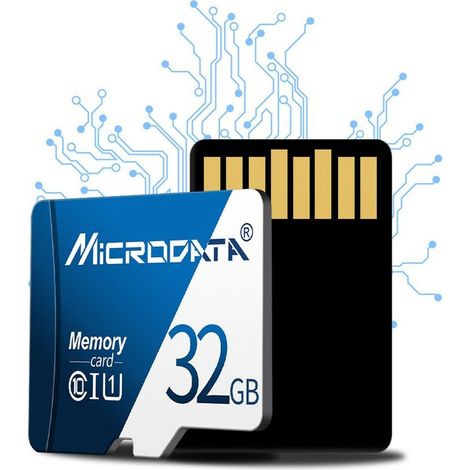 Carte micro 32Go- Convient aux caméras de surveillance, aux enregistreurs de conduite, aux téléphones portables et aux tablettes (1/5)