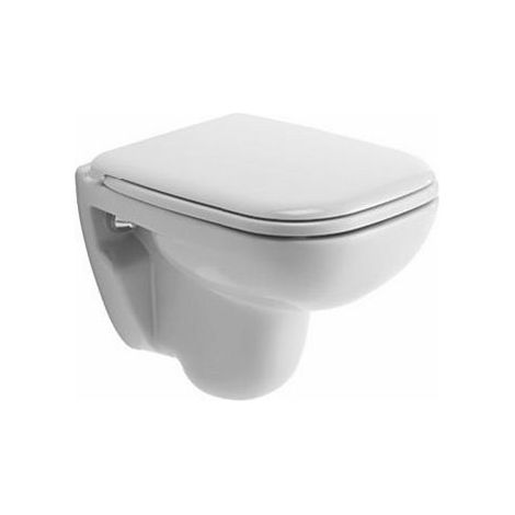 Cuvette suspendue D-code compact  Version Abattant: Abattant standard