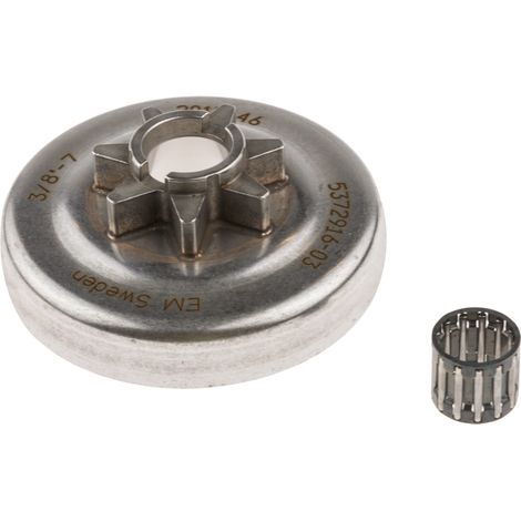 Husqvarna 537291604 Tamburo Frizione Completo Pignone 3/8 7T OEM 455 Rancher