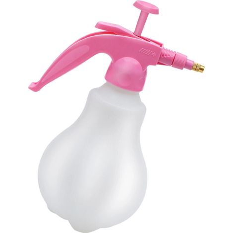Pulverizador profesional para plantas, modelo doble, rosa.
