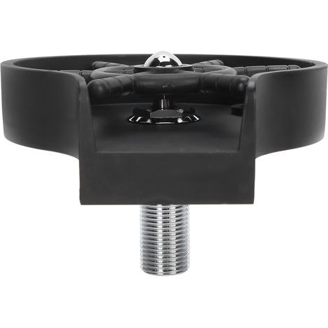 Lot anti-brûlure en alliage d'aluminium pour poêle, pince de préhension réutilisable, support portable pour camping, noir et rouge (1/5)
