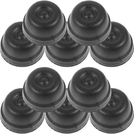 10pcs Replacement Luggage Feet Pads for Luggage Repair Black Plastic Stable Backpack Parts (1/5)