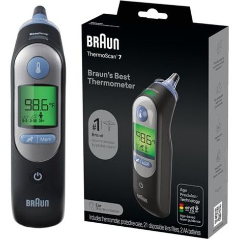Braun ThermoScan 7 IRT6520 Ohrthermometer schwarz