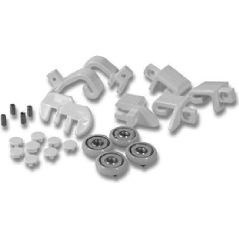 Confezione cuscinetti e pattini ricambio per box star Novellini R03F3A Grigio chiaro