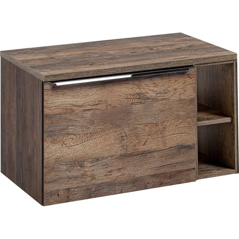 Waschtischunterschrank 80cm PUEBLA-56 in Vintage Oak, B/H/T ca. 80,4/48,5/46 cm (1/5)