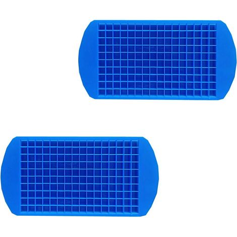 Moule a Glacon Silicone Bleu Fonce Bac a Glacons pour Cocktails Whisky Cafe Glace Pilee Ice Cube Tray Empilable et Flexible Moule Glace Facile a Demouler pour Maison Bar et Fetes (1/5)
