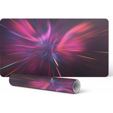Alfombrilla de escritorio decorativa elegante Space Flares 90x45 cm