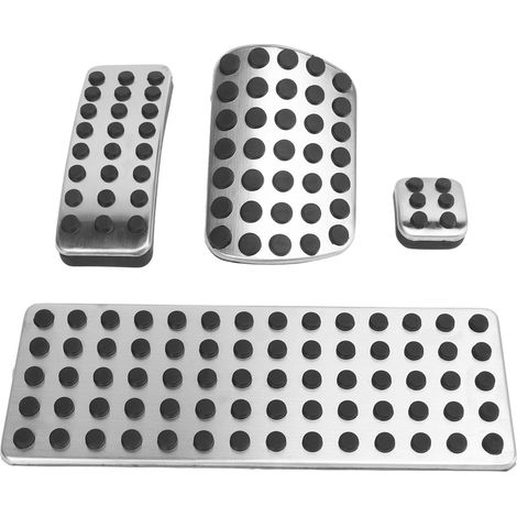 Ensemble de pédales de frein et d'accélérateur en acier inoxydable pour transmission automatique Mercedes-Benz W176 W245 (1/5)