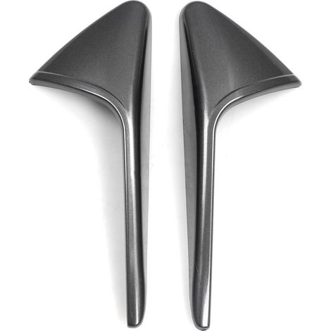 Suitable for 2017-2021 Tesla Model 3Y fender trim sticker, side camera protection cover - LKT062 2021 New Gray (Unmarked)