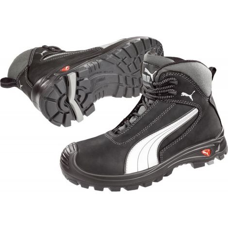 Zapatos de seguridad altos 630210 S3 Talla 39 negro/silber Puma